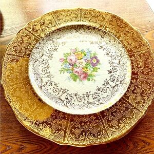 Paden City Royal China 22k Gold Limited Edition Decorative Plate